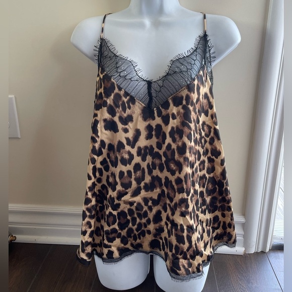 NWT Storia leopard print camisole large - Picture 1 of 4